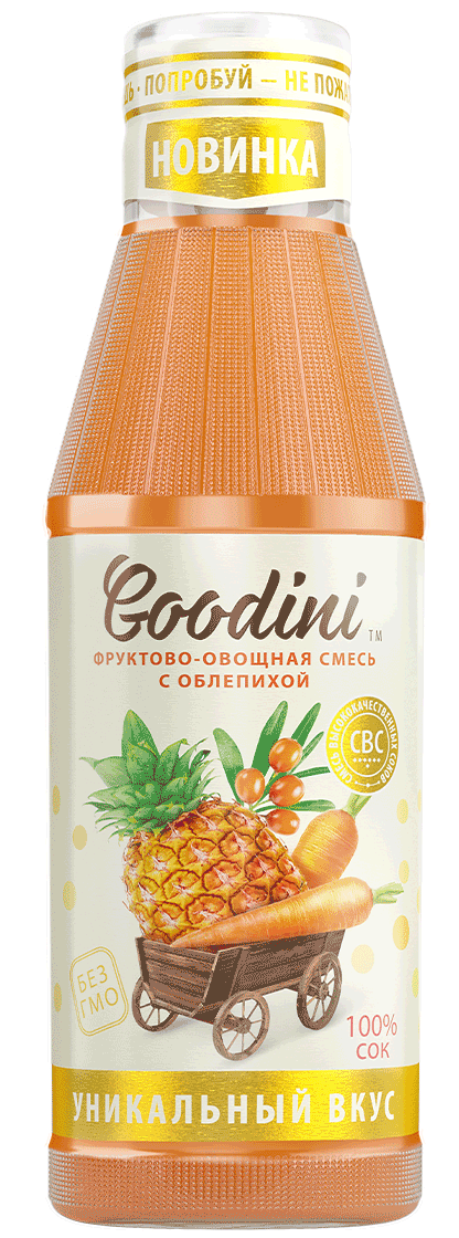 Goodini Фруктово-овощная смесь с облепихой